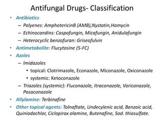 Antifungal drugs-Antibiotics | PPT