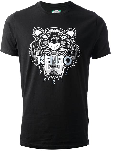 Kenzo Tiger Tshirt in Black for Men | Lyst