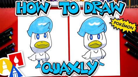 How To Draw Quaxly Pokemon - Art For Kids Hub