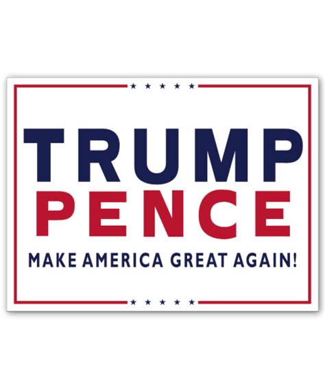 Trump Pence Yard Sign – GOPStore.com