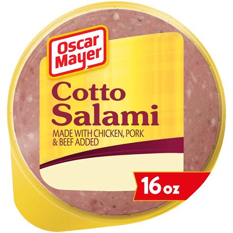 Oscar Mayer Cotto Salami Deli Lunch Meat, 16 oz Package - Walmart.com