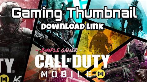 Call Of Duty Mobile Thumbnail For Youtube, call of duty thumbnails HD ...