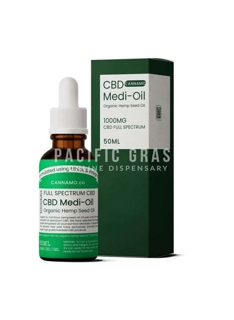 Cannamo CBD Medi-Oil - Organic Hemp Seed Oil | Pacific Grass