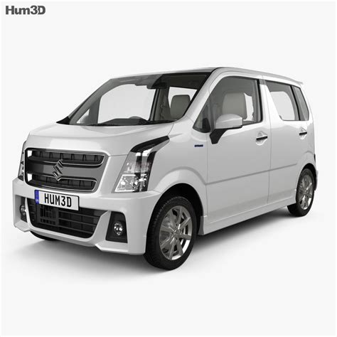 Suzuki Wagon R Stingray 하이브리드 인테리어 가 있는 2021 3D 모델 - 다운로드 Wagon car on ...