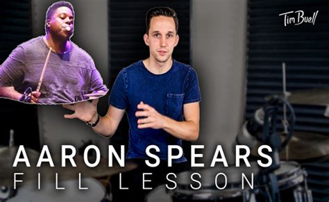 Aaron Spears | Fill Breakdown | Free Lesson and Transcription