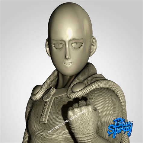 STL file Saitama - One Punch Man 👊・Design to download and 3D print・Cults