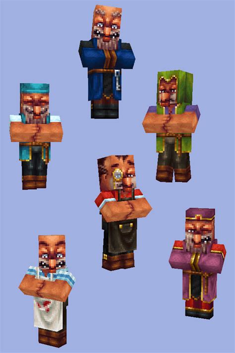 Minecraft villager skins by Wayuki on DeviantArt