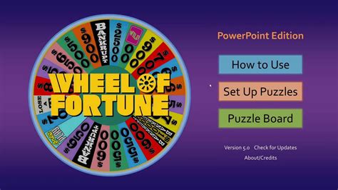 Wheel Of Fortune Powerpoint Game Show Templates – KAESG BLOG