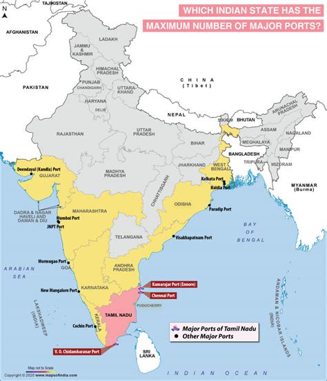 Which Indian State has the Maximum Number of Major Ports? - Answers