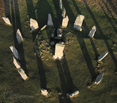 Callanish Standing Stones.Isle of Lewis, Scotland.Kite Aerial ...