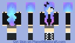 Galaxy girl Minecraft Skin