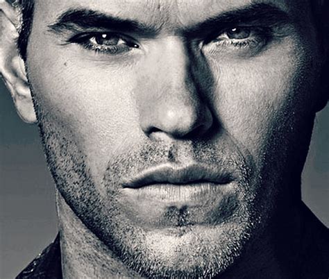 Kellan Lutz, male, bw, black, face, man, white, actor, HD wallpaper ...