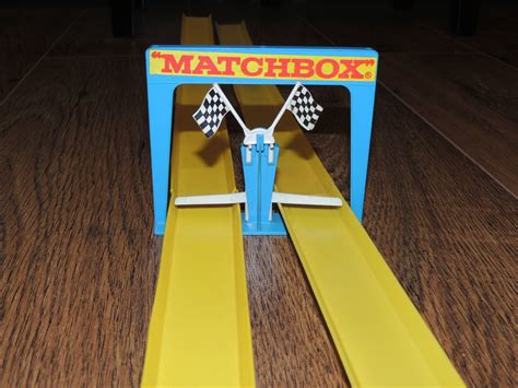 Finishing Line of Matchbox Superfast Twin Loops Race Track Set