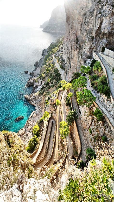 "Via Krupp, Capri" by andreisky | Redbubble