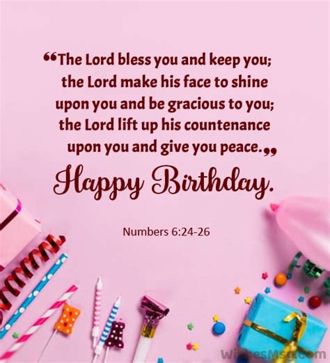 Bible Verses For Birthday Blessings & Wishes - WishesMsg