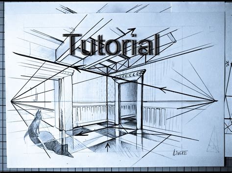 Interior Design Perspective Drawing Tutorial : Perspectiva Perspektive ...