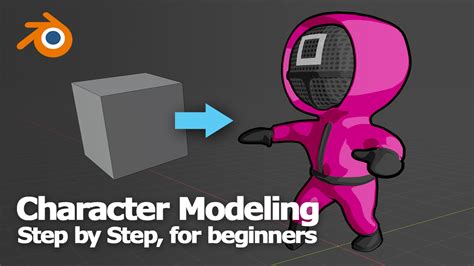 Blender 3D character modeling step by step