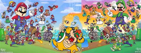 Mario And Luigi Vs Bowser! by Nicholasblasi on DeviantArt