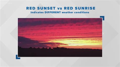 Does a red sunrise indicate bad weather in the horizon? | thv11.com