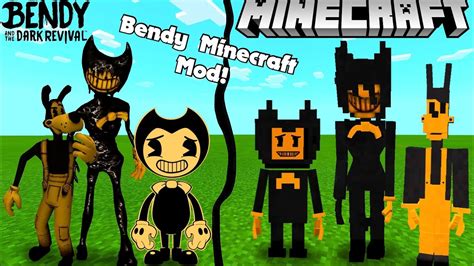 Bendy and the Ink Machine in MINECRAFT! (BATIM Minecraft | Mod Showcase ...