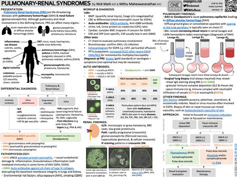 Pulmonary Renal Syndromes (PRS) — ICU One Pager