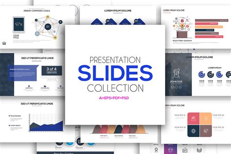 Presentation slide templates and business brochures :: Behance