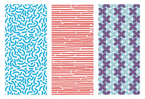 How to Create a Set of Organic, Hand-Drawn, Retro Patterns in Adobe ...