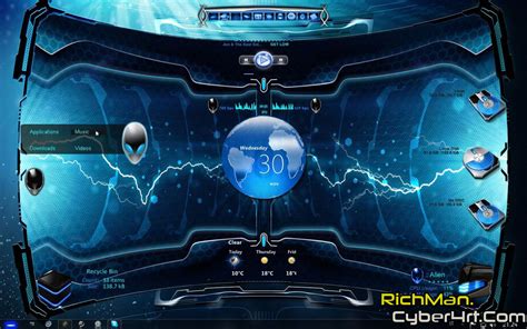 Download Alien 3d Rainmeter Skin - IT Sasak