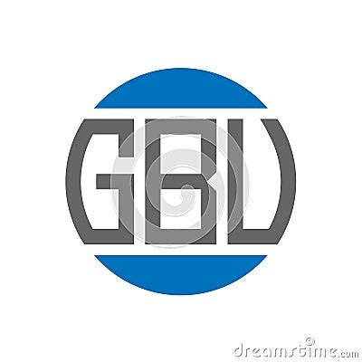 GBU Letter Logo Design On White Background. GBU Creative Initials ...