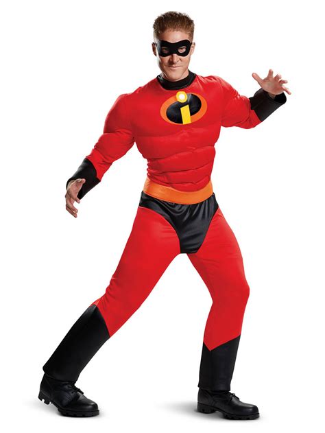 Incredibles 2 Mr. Incredible Classic Muscle Adult Costume - SpicyLegs.com