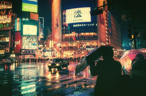 HD wallpaper: Japan, Shibuya, Street, Head, street head, night ...