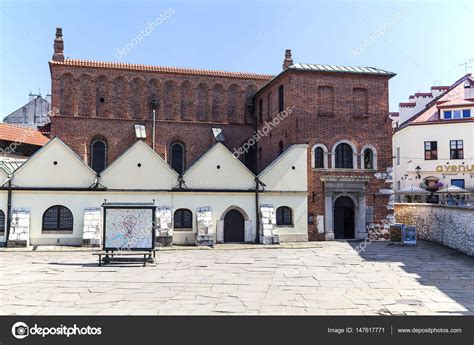 Old synagogue in jewish district of Krakow - Kazimierz ,Krakow, Poland ...