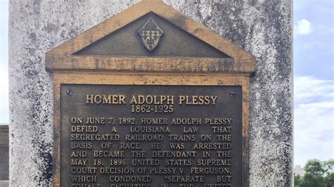 Plessy, 'separate but equal' case namesake, recommended for pardon : NPR