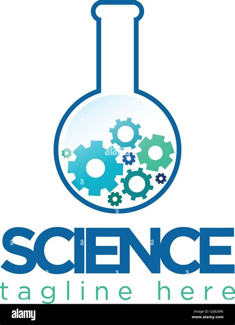 Science logo design with gears inside Stock Vector Image & Art - Alamy