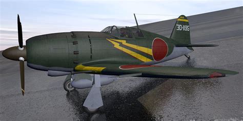 Mitsubishi J2M3 Raiden (Jack) - 3D Model by ChipBassChaos