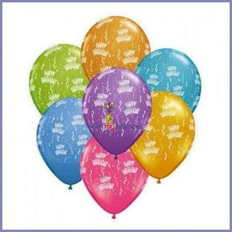 Buy Multicolour Happy Birthday Printed Balloons & Party Supplies in ...