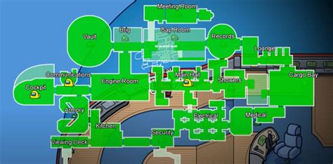 Among Us Maps: detailed rooms layout, secrets and tips