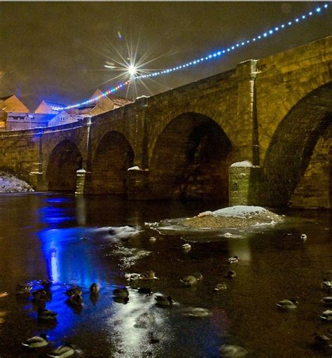 wetherby bridge at night Photographic Print by MRCLIVE | Night, Famous ...