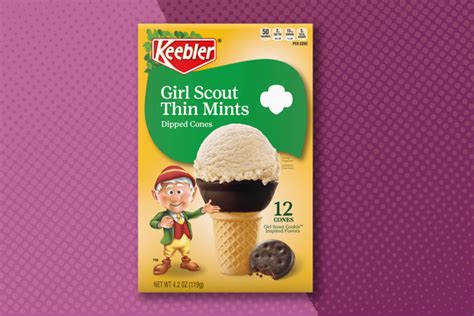 You Can Get Ice Cream Cones That Taste Like The Girl Scouts Thin Mints ...