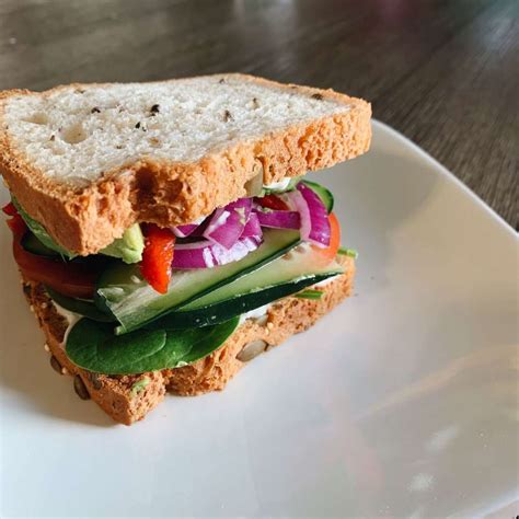 Get Loaded ... on Veggies! Loaded Veggie Sandwich on Gluten-Free Bread ...