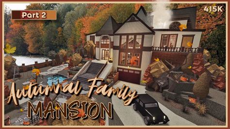 Bloxburg Autumnal Mansion Part II INTERIOR Speedbuild - YouTube