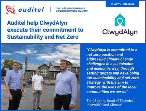 Auditel help ClwydAlyn execute their commitment to Sustainability and ...