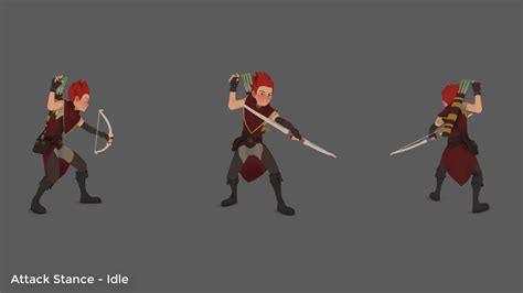 Attack Stance - Idle Animation - YouTube