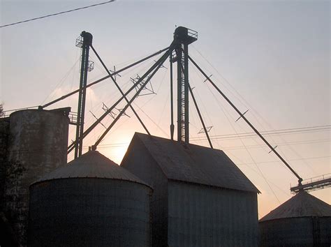 Grain Bins Silhouette | Flickr - Photo Sharing!