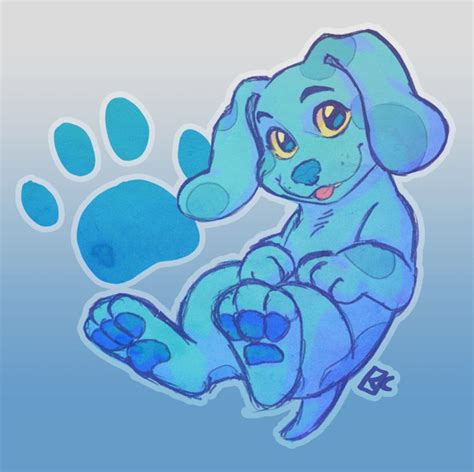 Clue's Blue by ToLoveaKiwi on DeviantArt | Blue clues drawing, Blues ...