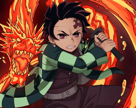 1600x256 Resolution Demon Slayer HD Tanjiro Kamado Art 2022 1600x256 ...