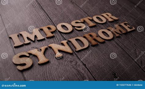 Impostor Syndrome, Mental Health Words Quotes Concept Stock Photo ...