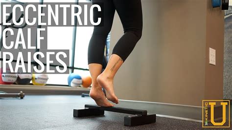 How To Do Eccentric Calf Raises - Kinetic U Exercise Series - YouTube