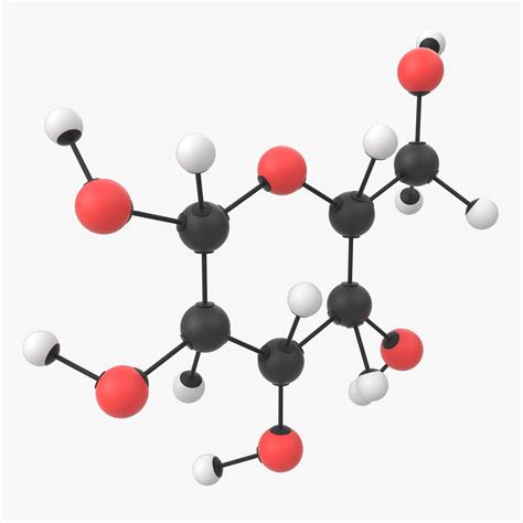 3D model Glucose Molecule in 2021 | Molecule model, Website template ...