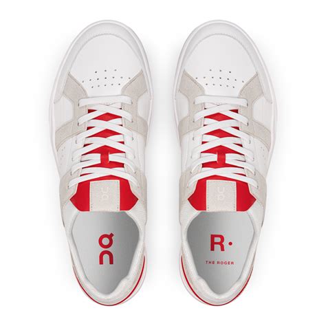 Men's THE ROGER Clubhouse | White & Red | On United States